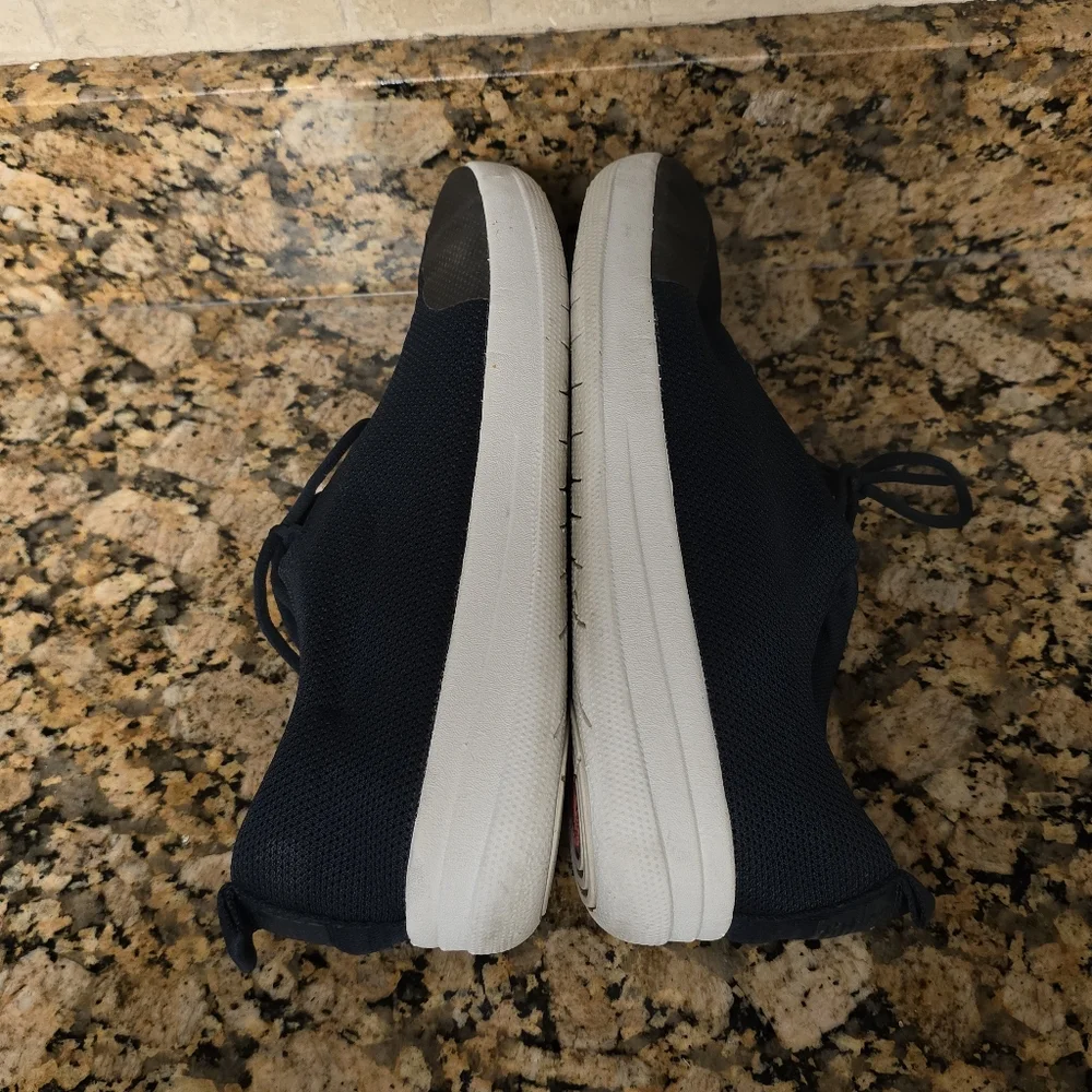 Fitflop F-Sporty Women's‎ Sneakers Sz 10 Navy Blue Mesh Shoes Athletic Walking